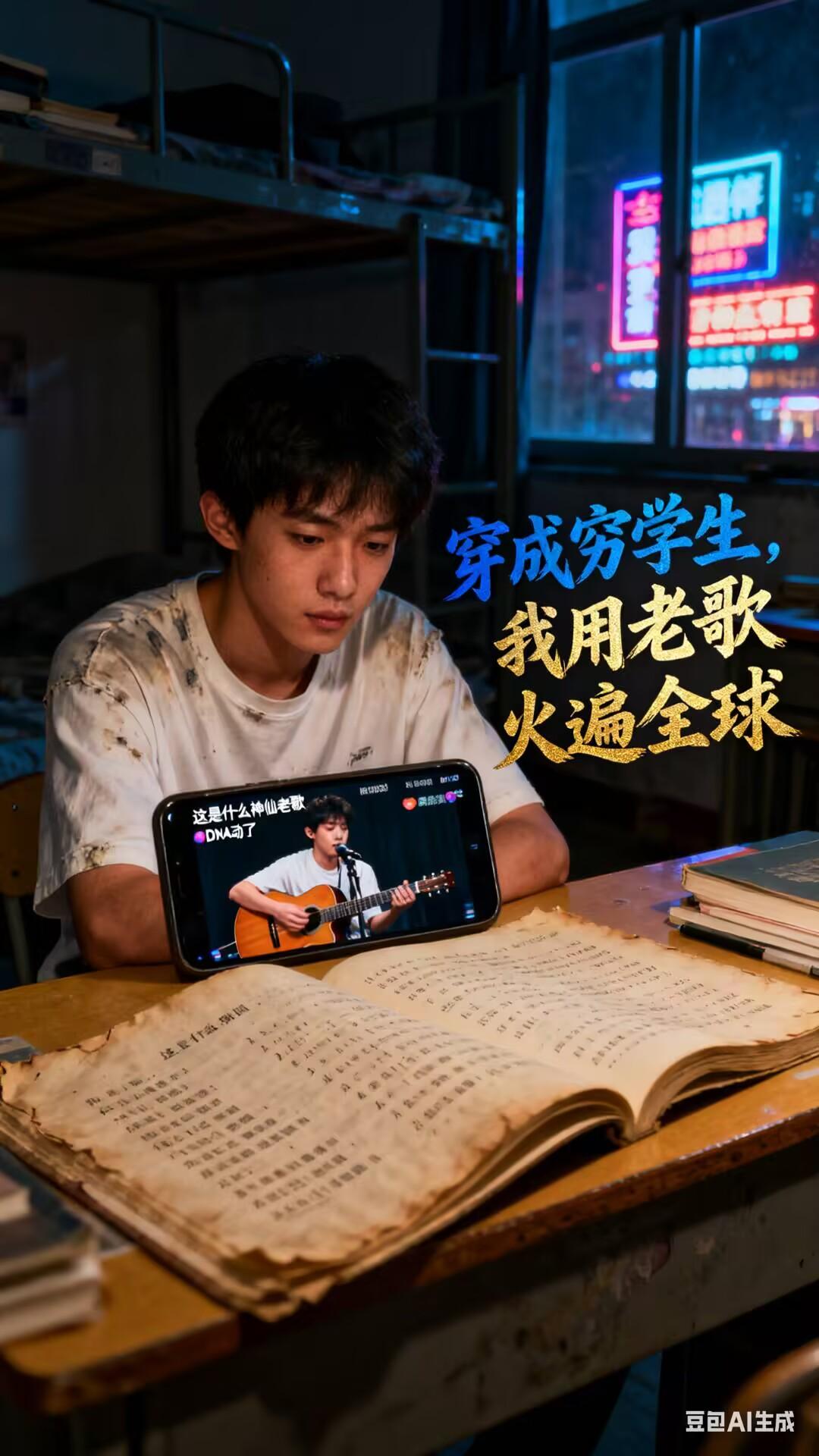 穿成穷学生,我用老歌火遍蓝星