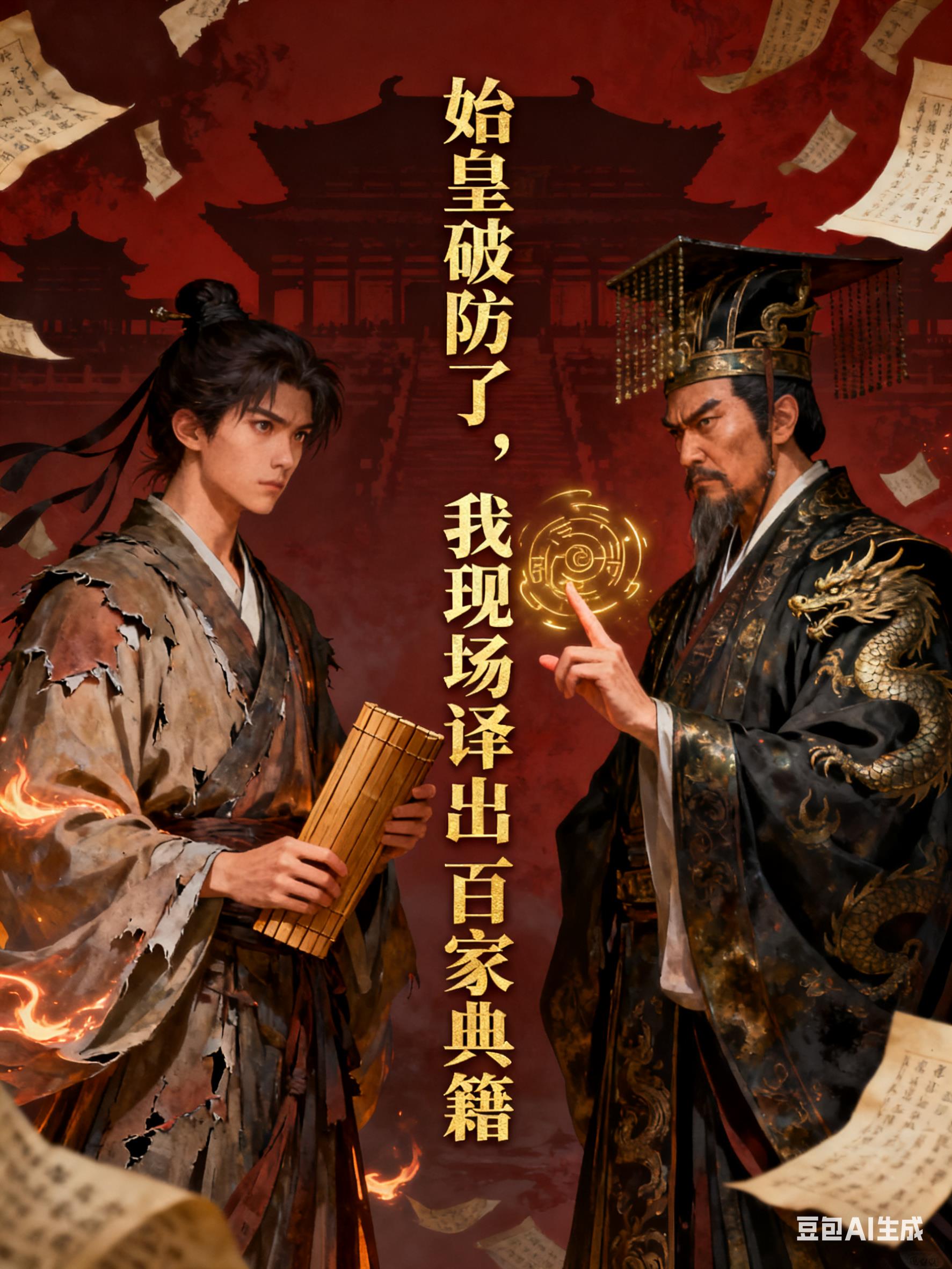 始皇破防了,我现场译出百家典籍