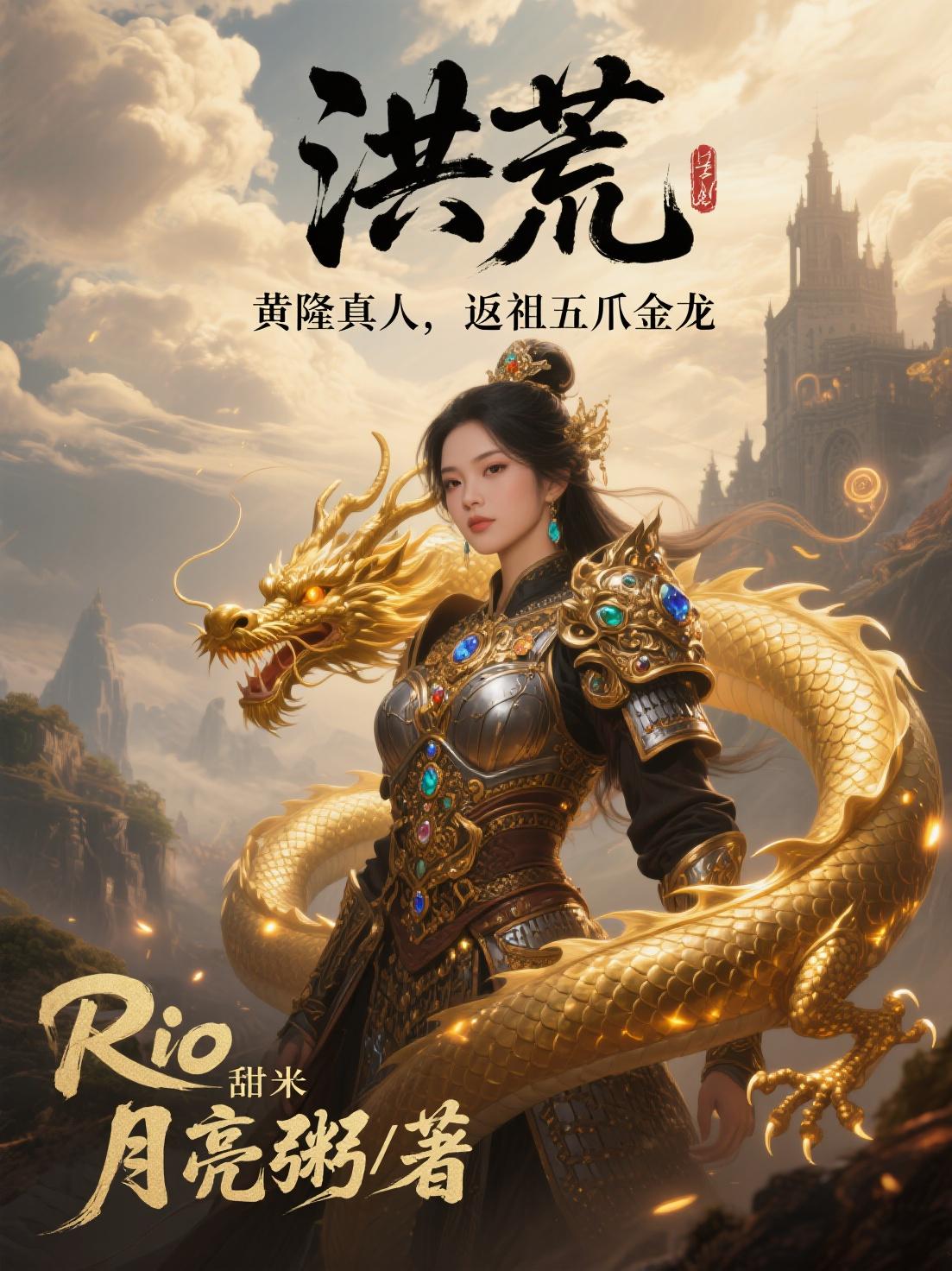 洪荒：黄隆真人，返祖五爪金龙